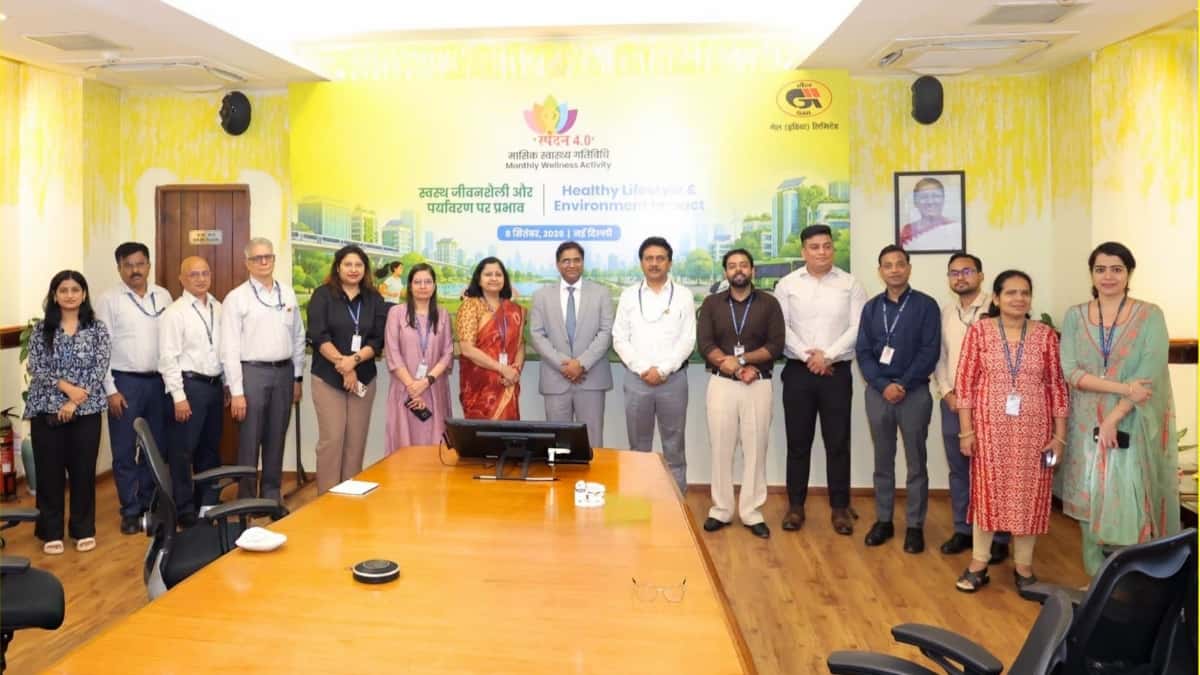 GAIL Organises Wellness Hour on Healthy Lifestyle Under Spandan 4.0