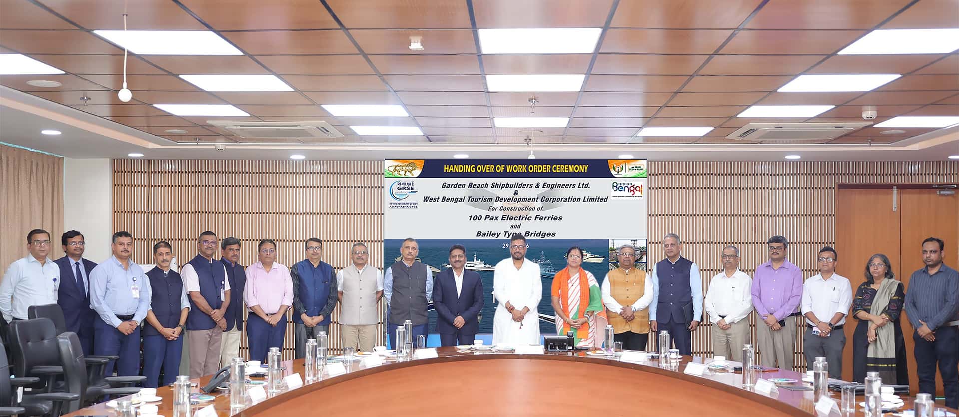 Driving Green Mobility & Connectivity: GRSE Receives New Orders from Govt. of West Bengal