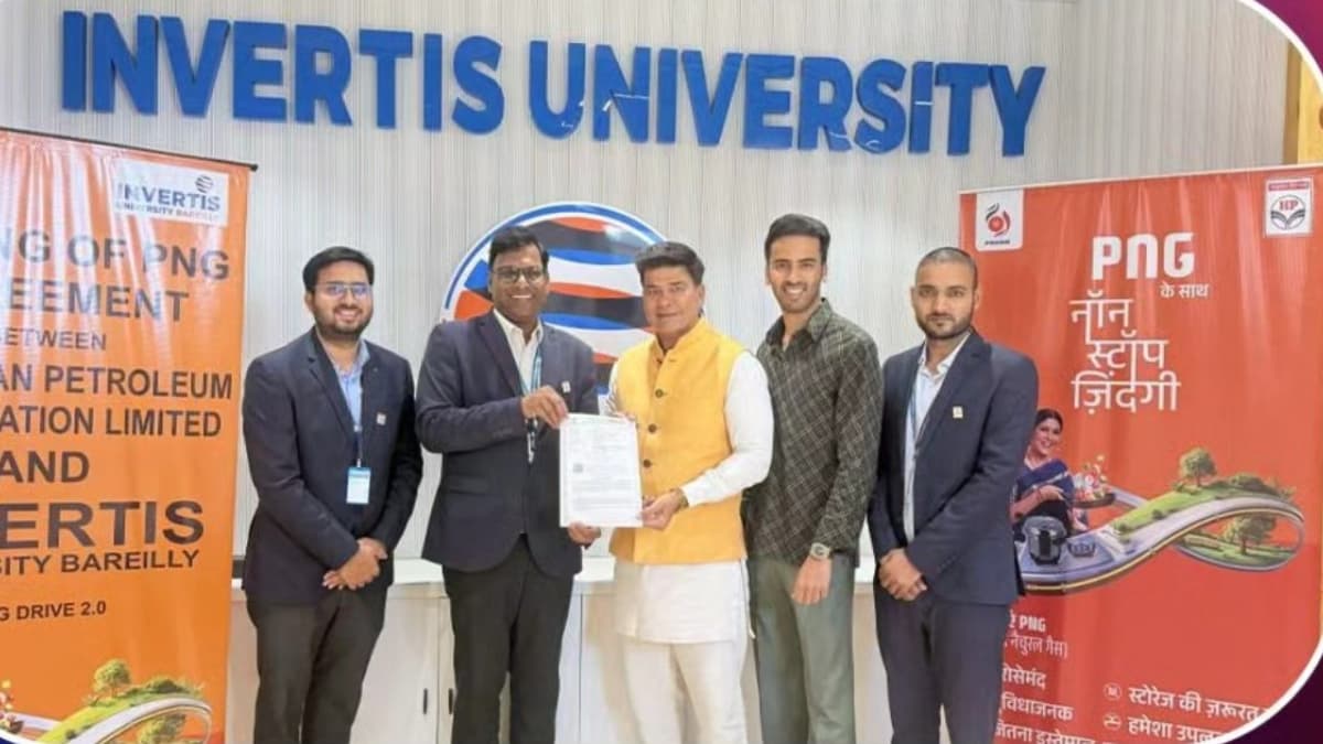HPCL Signs PNG Gas Sales Agreement with Invertis University in Bareilly