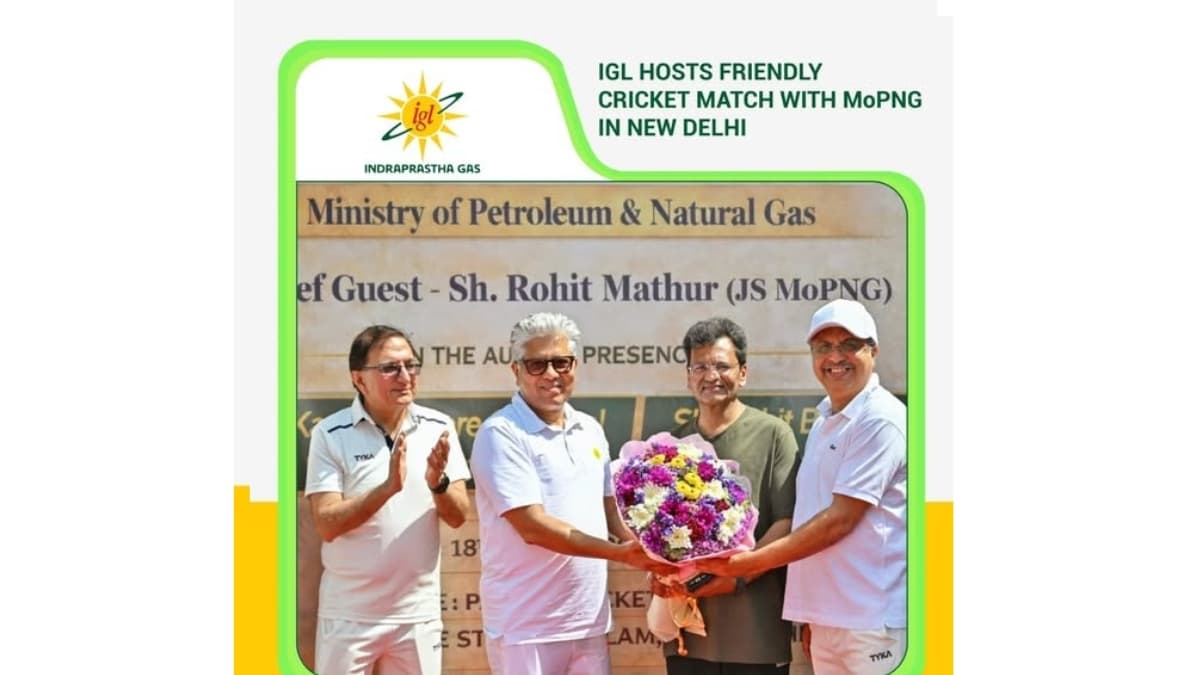 IGL Hosts Friendly Cricket Match with Ministry of Petroleum and Natural Gas