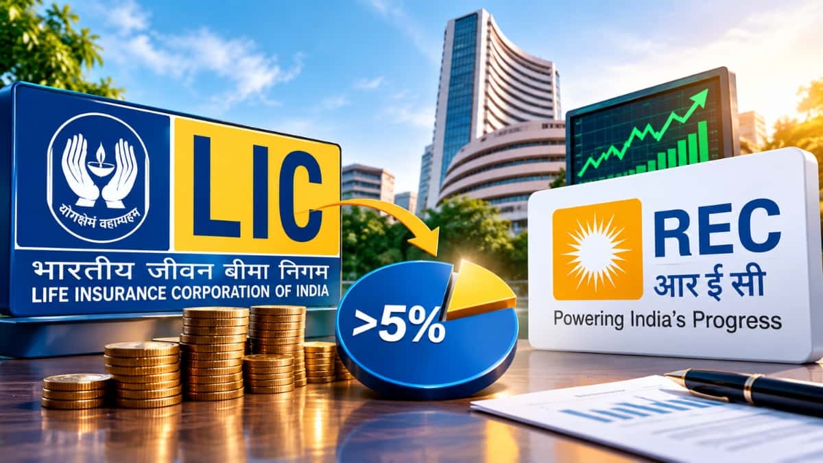 LIC Discloses More Than 5% Stake in REC Limited