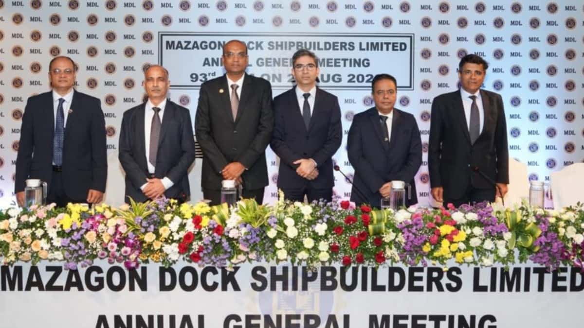 Mazagon Dock 93rd AGM on 27 Aug 2026; Final Dividend of ₹4.62 Approved
