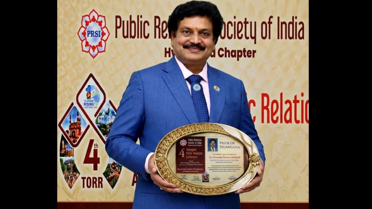 NLC India CMD Shri Prasanna Kumar Motupalli Conferred “Pride of Telangana” Award