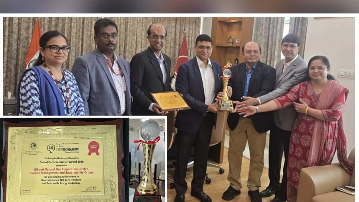 ONGC Receives Platinum Award at EEF Global Decarbonization Awards 2026