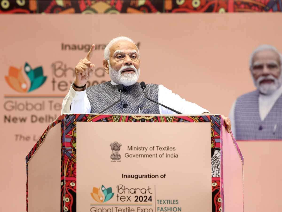 Prime Minister inaugurates Bharat Tex 2024 in New Delhi