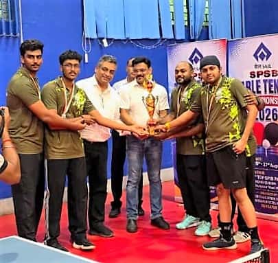 RINL Table Tennis Team Emerges Runner-Up in All India Inter Steel Championship