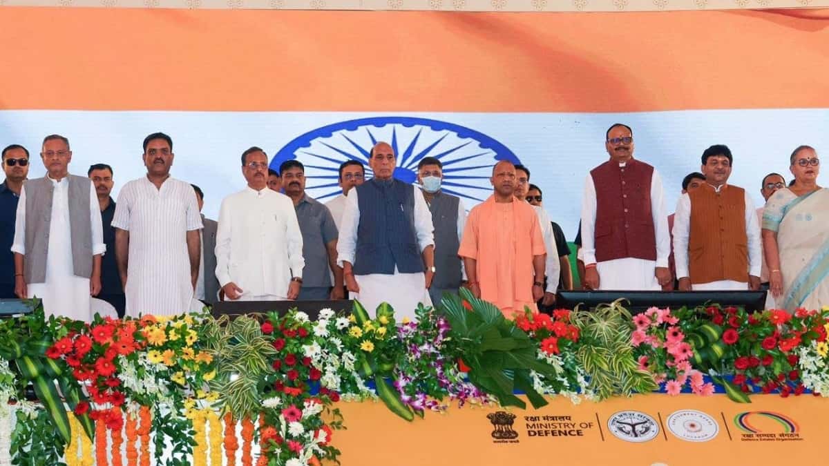 Rajnath Singh, Yogi Launch 14 Projects Worth ₹100 Cr in Lucknow Cantonment