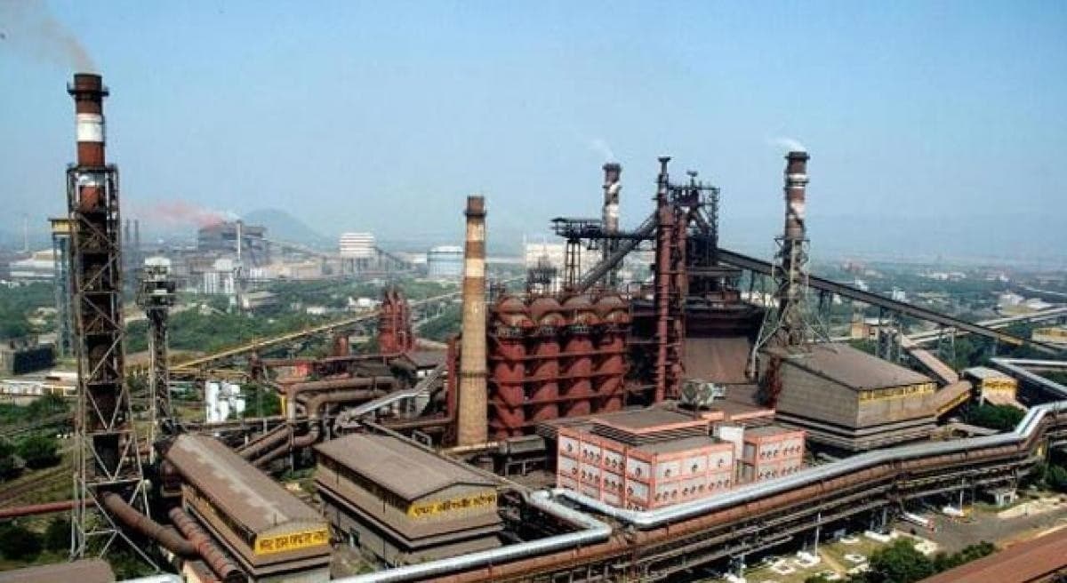 Skilled workers and engineers at Vizag Steel contributing to various stages of steel production and quality control.