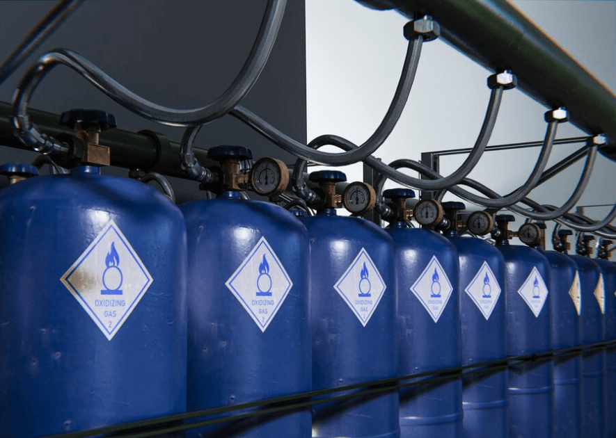The process of loading LNG onto storage tanks, highlighting the advanced technology used for handling large volumes of gas.