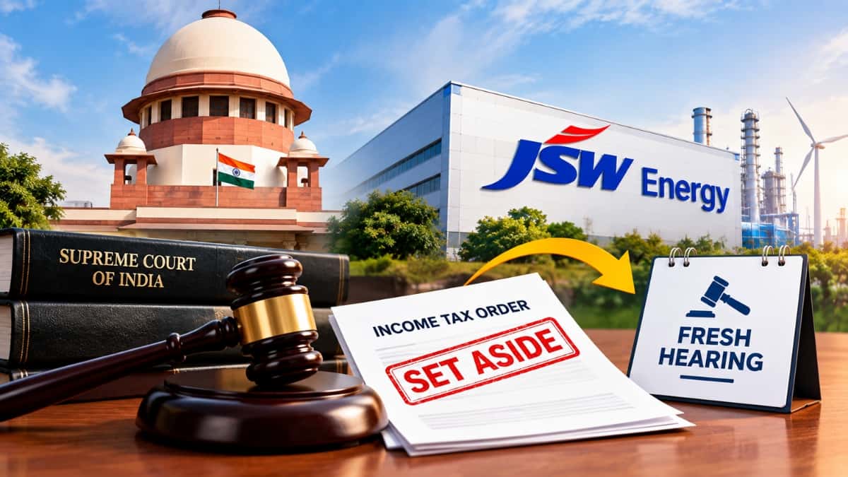 Supreme Court Sets Aside Income Tax Order Against JSW Energy, Directs Fresh Hearing