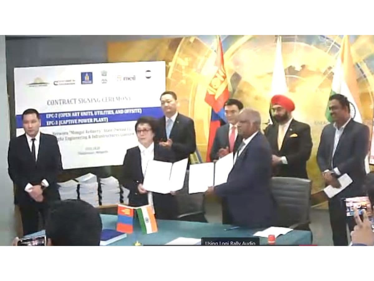 EIL achieved Critical Milestone for Mongol Refinery Project, Mongolia