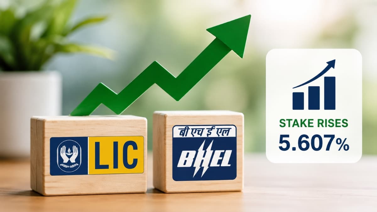 LIC rises stake in BHEL up to 5.607% of total equity share capital