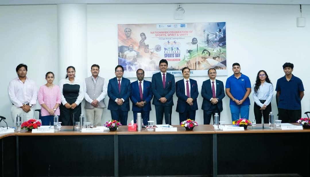 NHPC CMD Bhupender Gupta Felicitates Sports Scholars and Medal-Winning Employees on National Sports Day 2026