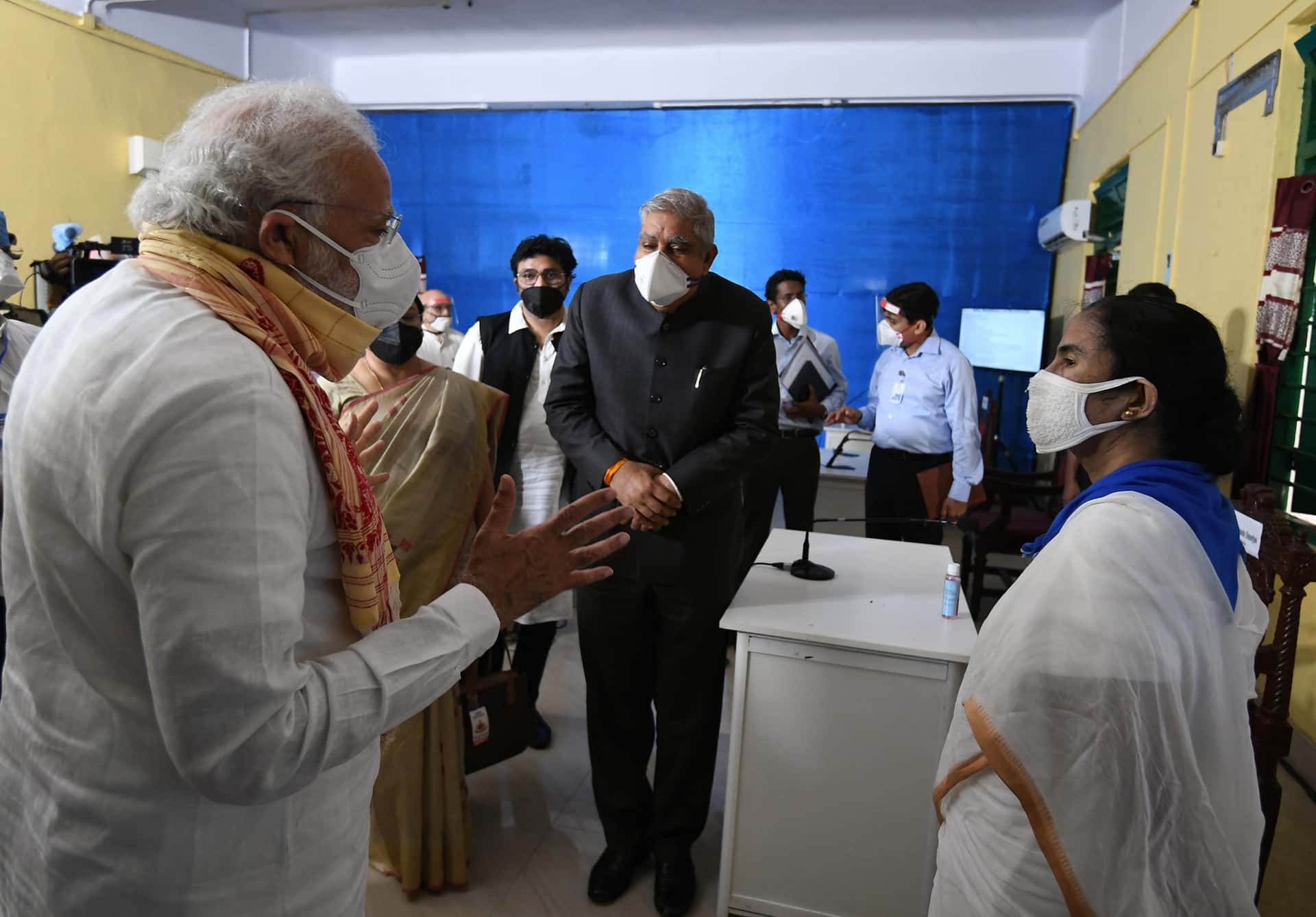 PM undertakes aerial survey of cyclone amphan affected areas in West Bengal