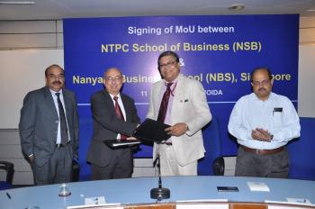 NTPC School of Business  signs MoU with Nanyang Business School  Singapore for PGDM