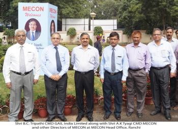 CMD GAIL India Ltd. visited MECON
