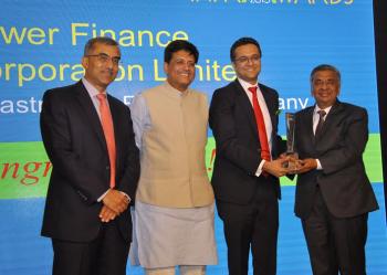 PFC received Dun & Bradstreet  Infra  Award 2015