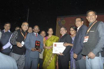 Gold Award to the Pavilion of Ministry of Power