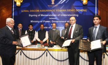 MOP Signs First MoU With Jharkhand on UDAY Centre-Jharkhand Scheme To Reduce Power Utilitys Debt