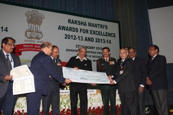 BDL receives Raksha Mantri’s Award for Excellence