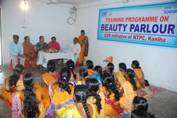 Inauguration Beauty Parlour Course   training at NTPC Talcher Kaniha