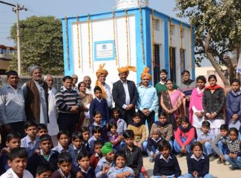 CRWC creates sanitation facilities   for School students 