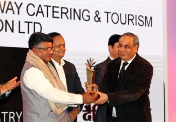 IRCTC received India Pride Award  for Excellence in Consumer Industry
