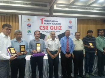 NTPC Engineer wins Pandit Madan Mohan Malviya CSR Quiz