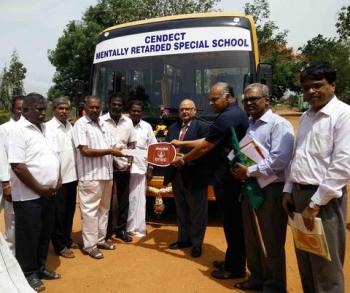 ONGC donates bus to special children