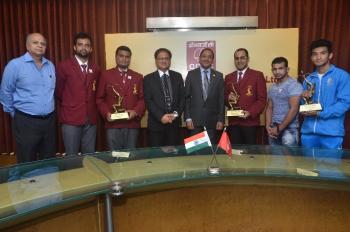 ONGC felicitates Arjuna Awardees