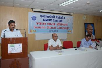 NMDC organized Programmes on Swachh Bharat Abhiyaan