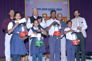 Bright students provided Solar lanterns and stipend 