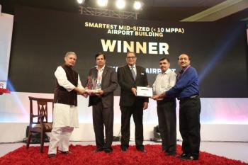AAI  Chandigarh International Airport bagged the Smartest Airport Award
