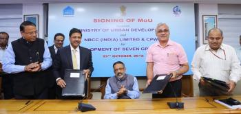 MoUD Signs MoU with NBCC to redevelop 7 colonies in Delhi