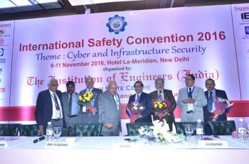 At the International Safety Convention 2016 on 10th Nov 2016 Delhi