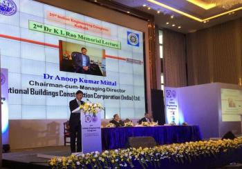 CMD NBCC delevers lecture at Dr K  L RAO Memorial lecture at Engineering Congress