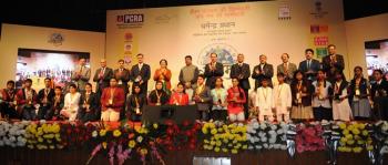 National Awardees of essay and painting competitions