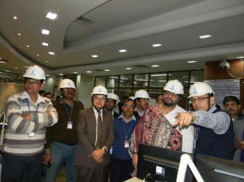 Shri Babul Supriyo Visits DVC Power Plant