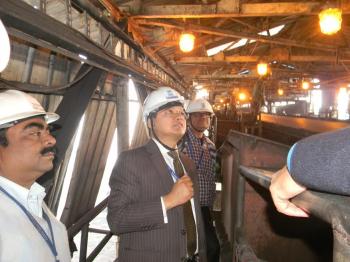 DVC Chairman visits Coal Handling Plant site