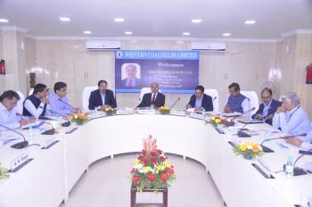 Secretary Coal Shri Sushil Kumar reviewed performance of WCL appreciated companys progress and initiatives