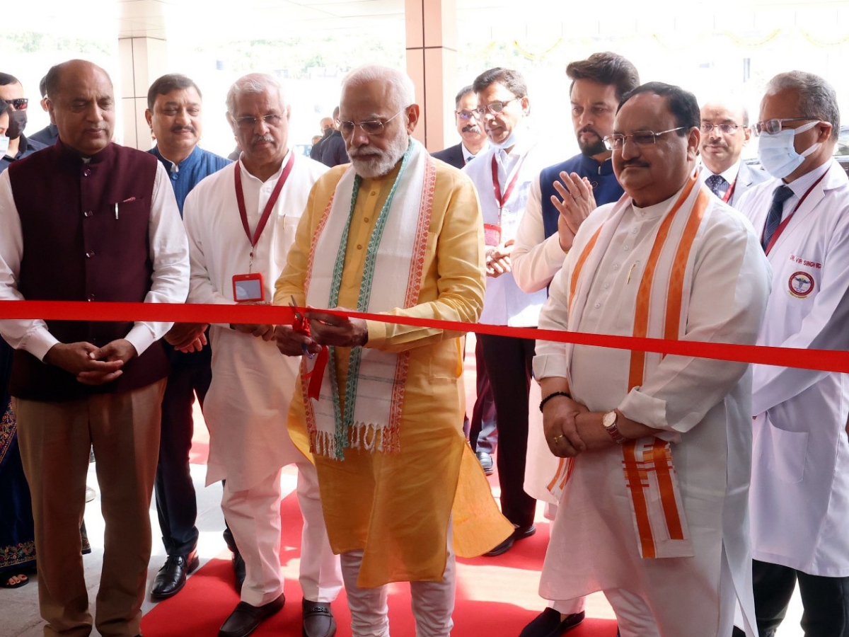 Prime Minister inaugurates NBCC built AIIMS, Bilaspur (HP)