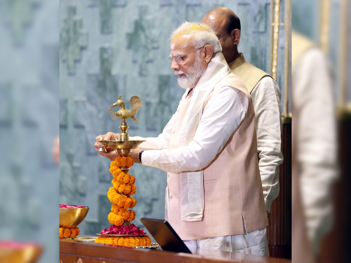 India gets its new Parliament House; PM Modi installed Sengol with Nandi 