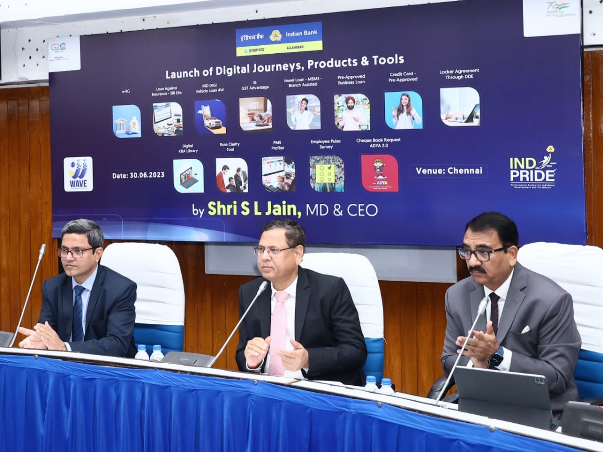 Indian Bank launches e-BG and several other new digital services
