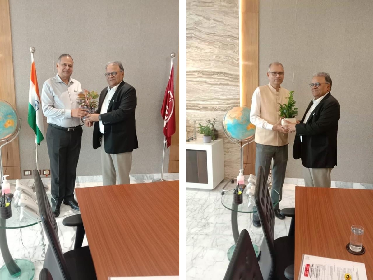 GAIL CMD along with Director (Marketing) met ONGC Chairman Arun Singh