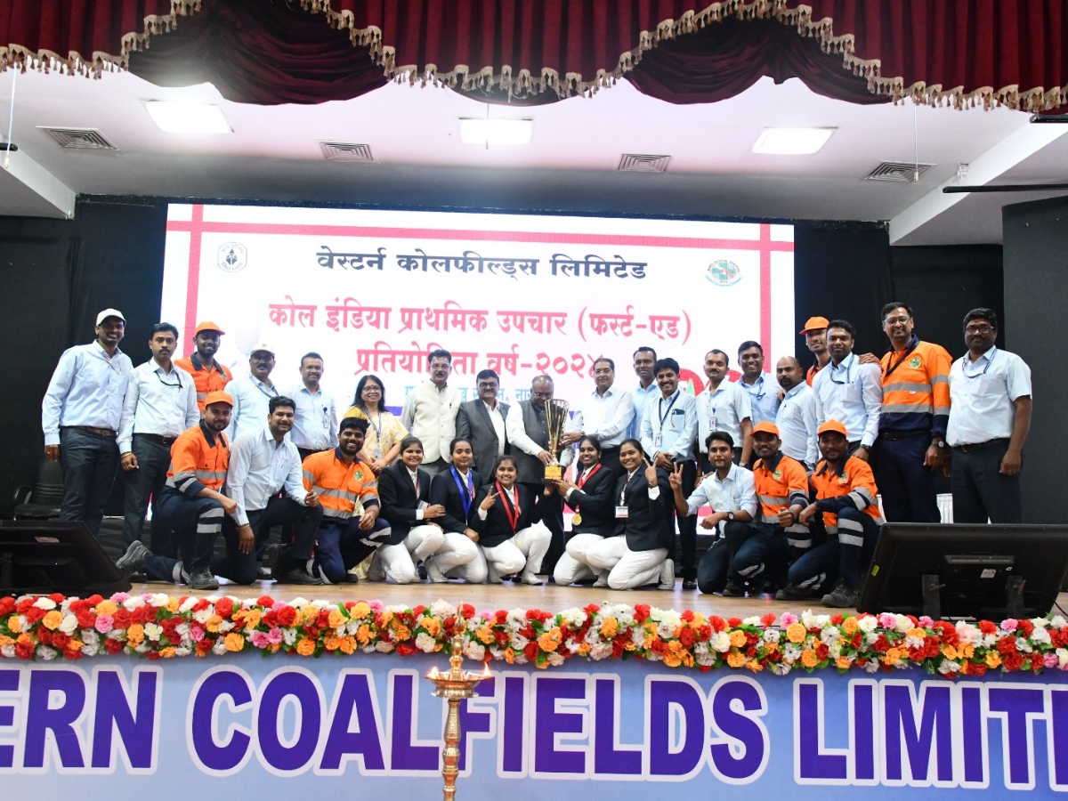Coal India First Aid Competition 2024 ' concludes at WCL