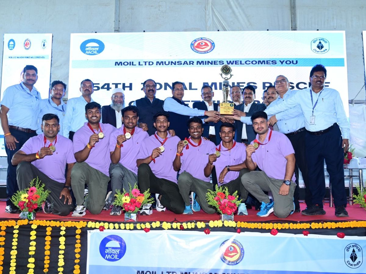 54th Zonal Mine Rescue Competition Concludes at Mansar Mine, MOIL India