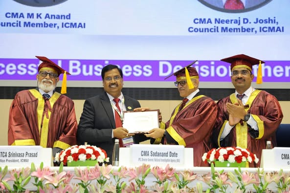 GAIL Executive Director S K Sinha Honoured by ICAI for Commitment to Cost Management