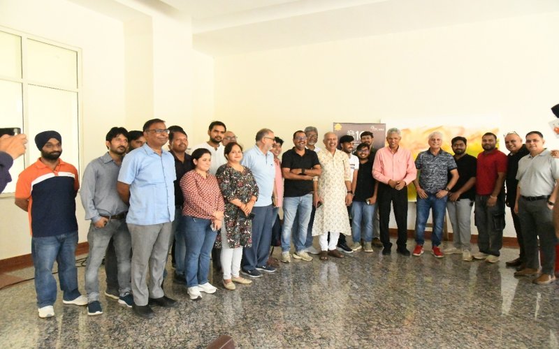 IIM Jammu Celebrates 10th Year with a Three-Day Live Painting Workshop by Shri K.K. Gandhi