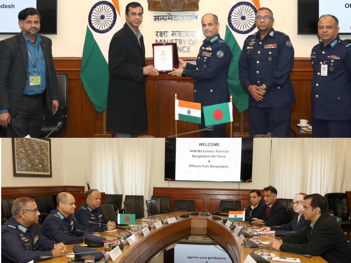 AVM Md. Zahidur Rahman, Bangladesh Air Force interacts with HAL, BEL and BDL officers