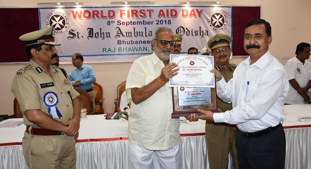 Shri LN Mishra Director Personnel of MCL Honoured by Governor of Odisha 